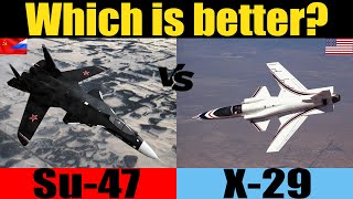 Grumman X29 vs Su47 Berkut Which is better  TechnoBot [upl. by Scevor483]