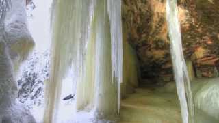 Ice Climbing in Munising Michigan [upl. by Ringler]