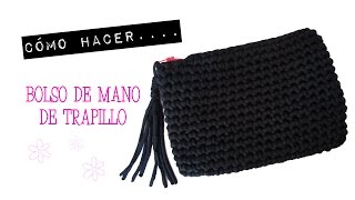 Cómo hacer un bolso de mano de trapillo [upl. by Yezdnil]