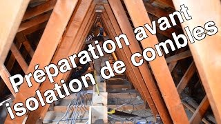 Comment préparer des combles perdus avant isolation avec du vrac [upl. by Attenaej]