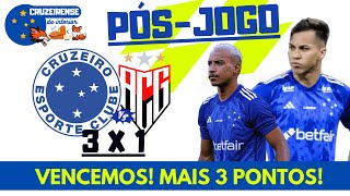 PÓSJOGO CRUZEIRO 3 E ATLÉTICOGO 1 MAIS TRÊS PONTOS EM CASA KAIO JORGE SE REDIME cruzeiro [upl. by Acisseg]