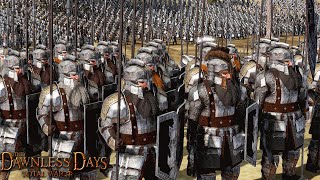 DWARVES VS UMBARS BLACK NUMENOЙRES  12000 Units  LOTR Cinematic Battle [upl. by Nnylamme]