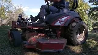 Ferris Isx 2200 zero turn mower Mowing the lawn [upl. by Perren]