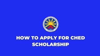 CHED scholarship online application [upl. by Eibrik]