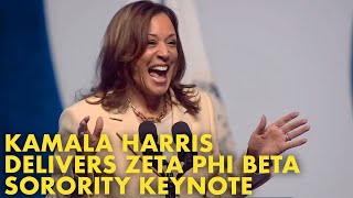 Kamala Harris Delivers The Keynote Address At The Zeta Phi Beta Sorority Grand Boulé [upl. by Oleta896]