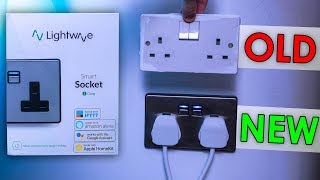 LightwaveRF Smart Socket  Cool Smart Home Tech [upl. by Rafe691]