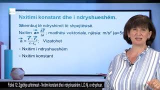 Fizikë 12  Zgjidhje ushtrimesh Nxitimi konstant dhe i ndryshueshëm LDNj e ndryshuar [upl. by Han984]