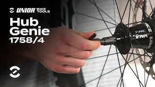 Hub Genie 17584  Product Overview  Unior Bike Tools [upl. by Jaime]