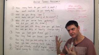 Revise All Tenses  A Quick English Lesson [upl. by Ecyob]