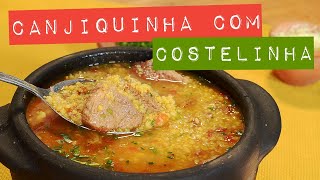 Canjiquinha com costelinha e bacon  Receitas Chef Fernandinho [upl. by Melar988]