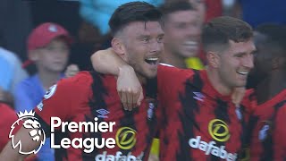 Kieffer Moore grabs 20 Bournemouth advantage v Aston Villa  Premier League  NBC Sports [upl. by Matty]