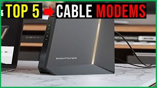 Top 5 Best Cable Modems in 2023  The Best Cable Modems Reviews [upl. by Pape]