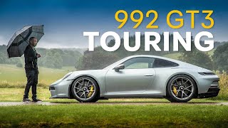 NEW Porsche 911 GT3 Touring Review Less Is More Fun  4K [upl. by Lemaceon]