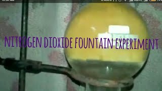 Fountain experiment with nitrogen dioxide [upl. by Thalassa]