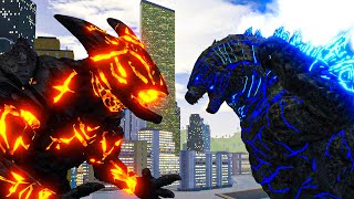 GODZILLA 2024 vs OBSIDIUS  ROBLOX KAIJU ARISEN [upl. by Agata]