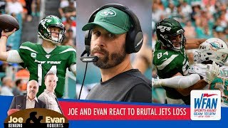 Joe and Evan React To Jets Brutal Loss To Dolphins [upl. by Noral]