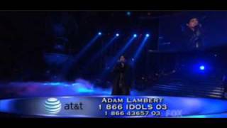 Adam Lambert  Mad World Finale [upl. by Vyse]