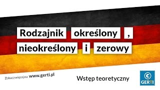 Język niemiecki  Rodzajnik określony nieokreślony i zerowy [upl. by Attej193]