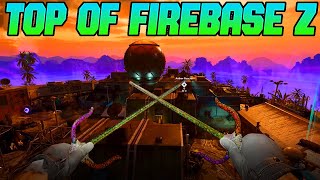 NEW FIREBASE Z TOP OF MAP GLITCH Cold War Zombies Glitches [upl. by Hercules]