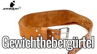 Gewichthebergürtel  Nutzen und richtige Handhabung [upl. by Schick]