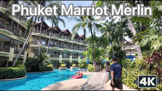 【4K Tour】2024 普吉岛美林万豪酒店Tour｜2024 Phuket Marriott Resort amp Spa Merlin Beach Tour [upl. by Alleuqram168]