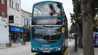 UUI2944 4015 Arriva The Shires Volvo B7TL Gemini 500 to Aylesbury [upl. by Bega738]