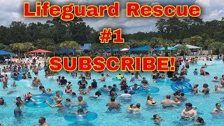 Wavepool Lifeguard Rescue  Spot the drowning [upl. by Ahsiniuq]