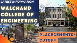 Walchand College of Engineering  Sangli  College Review 🔥 Fees Placement Cutoff etc 44 LPA 🤩 [upl. by Ecnahoy]