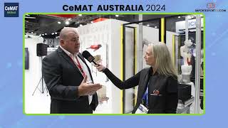 Sean Ledbury at CeMAT Australia 2024 [upl. by Aiak]