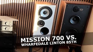 Mission 700 vs Wharfedale Linton 85th Heritage soundtest [upl. by Kauppi]