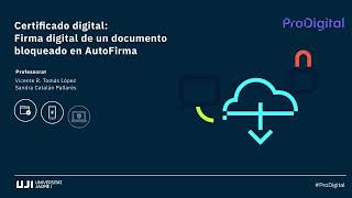 Certificado digital firma digital de un documento bloqueado en Autofirma [upl. by Clarette]