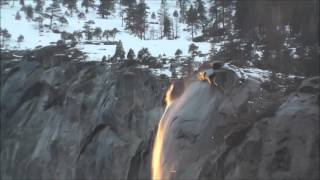 Yosemite Firefall 2017 Time Lapse [upl. by Dougherty181]