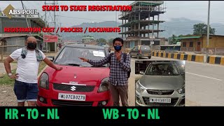 Used Car ReRegistration  Other State car Registration With Your State Number Cost  Documents [upl. by Kirad512]