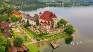 Traunkirchen am Traunsee Austria Gmunden Österreich 4k [upl. by Eicart350]