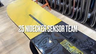 NIDECKER SENSOR TEAM 2425 スノーボード ナイデッカー センサーチーム [upl. by Greyso]