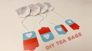 Sew Tea Bags Craft  Sew Easy Please [upl. by Kitarp878]