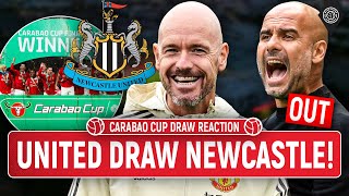 United Draw Newcastle At Home  Carabao Cup Draw LIVE STREAM Reaction  Paddock LIVE [upl. by Lauzon]