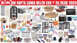 BU HAFTA CUMA BİM’DE NELER VAR   BİM İNDİRİMLERİ  26 OCAK 2024  BİM AKTÜEL  BİM KAMPANYALARI [upl. by Lamag]