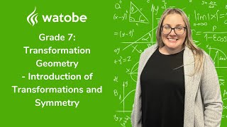 Grade 7  Transformation Geometry introduction of transformations and symmetry [upl. by Yeltrab]