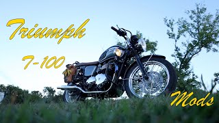 My Customized Triumph Bonneville T100 Pt1 [upl. by Ahsilak897]