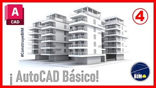 ¡Clase 4 AutoCAD Básico desde 0👌🏗️ [upl. by Nnairam]