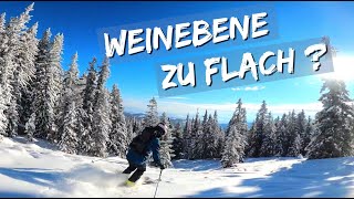 Tolles Skigebiet zum Freeriden mit Tiefschnee Überraschend gut Weinebene Steiermark Österreich [upl. by Alessandro]