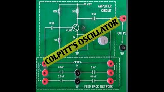 COLPITTS OSCILLATOR EXPERIMENT [upl. by Beverlie]