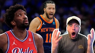 PLAYOFF RECORD GAME 4 KNICKS AT 76ERS  FULL REACTION nba nbaplayoffs newyorkknicks 76ers [upl. by Augustus]