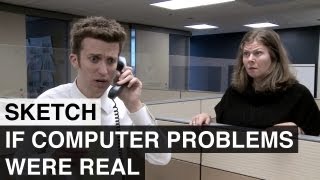 If Computer Problems Were Real  Awkward Spaceship [upl. by Soloma]