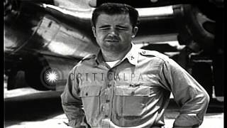 Interview of Major Charles Sweeney pilot of the B29 that dropped the atomic bomHD Stock Footage [upl. by Eadrahc]