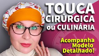 TOUCA CIRÚRGICA OU PARA CULINÁRIA  COM MOLDE  FAMÍLIA DIY [upl. by Margy]