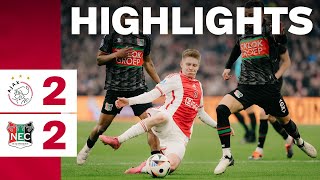 Highlights Ajax  NEC  Eredivisie [upl. by Anead]