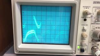 Bestek 300w power inverter oscilloscope test [upl. by Attenna392]