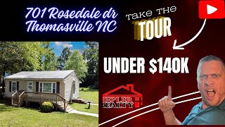 701 Rosedale Dr Thomasville Tour are home prices coming down [upl. by Nosae]